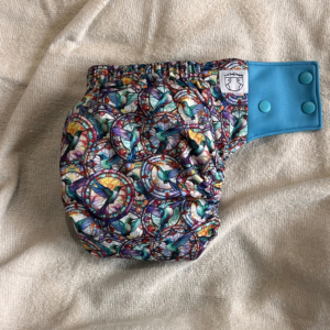Flutter Print Pocket Diapers Middlest and Maximest Flex Sizing