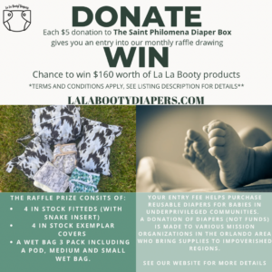 St. Philomena Diaper Box Raffle One Time Entry