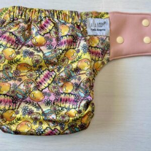 Lemon Squeezy Print Pocket Diapers Middlest and Maximest Flex Sizing