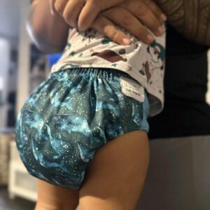 Bailey Print Pocket Diapers Middlest and Maximest Flex Sizing
