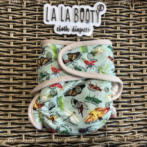 Kirby Print Fluffluxe Fitted Diaper Middlest Size (9-40lbs)