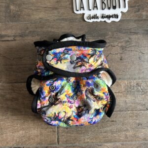 Rex Print Fluffluxe Middlest Fitted Diaper (9-40lbs)