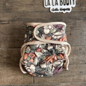 Rooted Print Fluffluxe Middlest Fitted Diaper (9-40lbs)