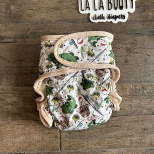 Flip Print Fluffluxe Middlest Fitted Diaper (9-40lbs)